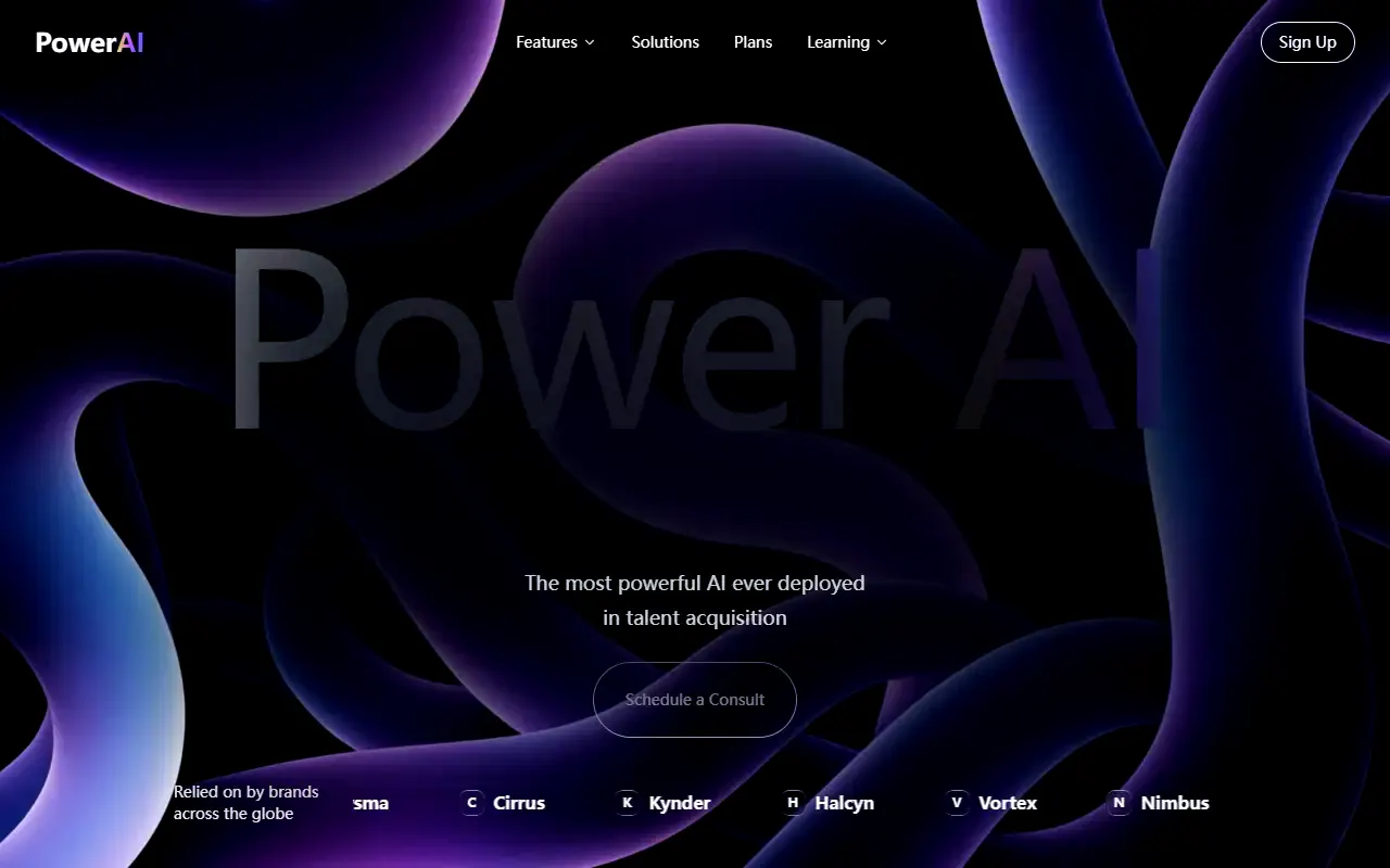 Power AI interface structure preview
