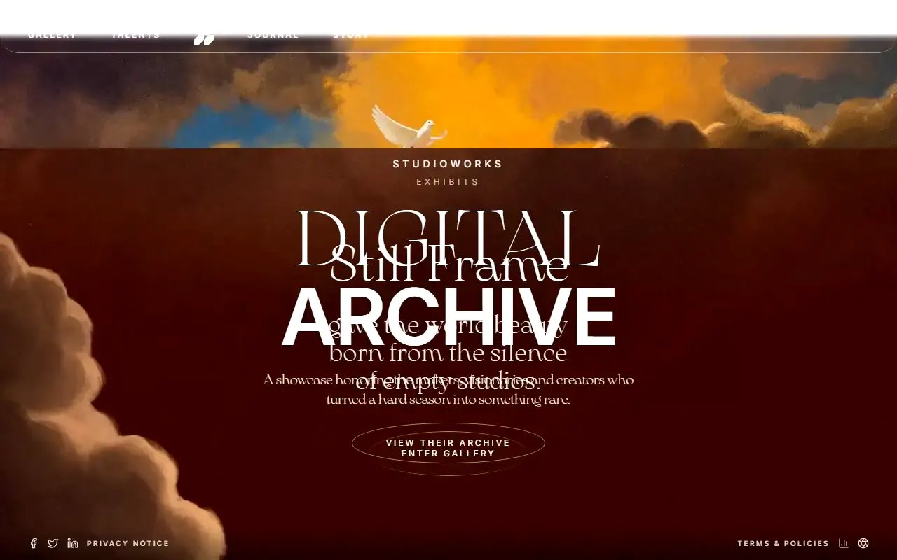 Golden Portal- Digital Archive interface structure preview