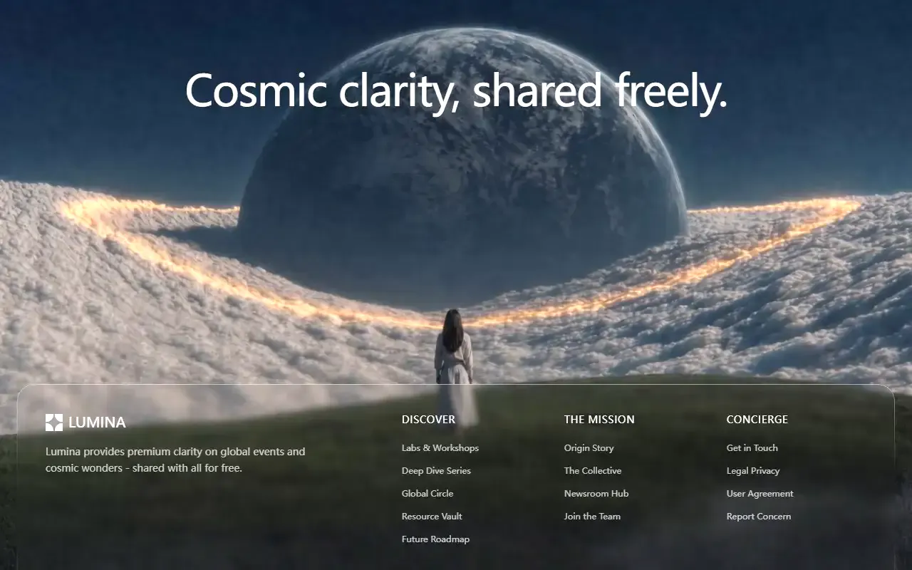 Lumina interface structure preview