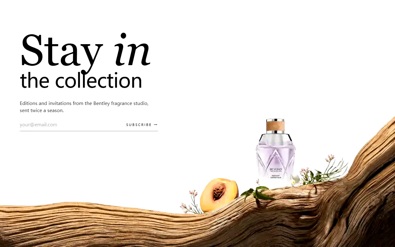Editorial Collection CTA interface structure preview